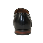 Men's Shoes Steve Madden Soft Leather upper Slip On Penny Acheron Black - J.Valintin Men's Wear Legend - 99739