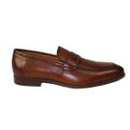 Men's Shoes Steve Madden Soft Leather upper Slip On Penny Acheron Brandy - J.Valintin Men's Wear Legend - 99730