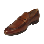 Men's Shoes Steve Madden Soft Leather upper Slip On Penny Acheron Brandy - J.Valintin Men's Wear Legend - 99730