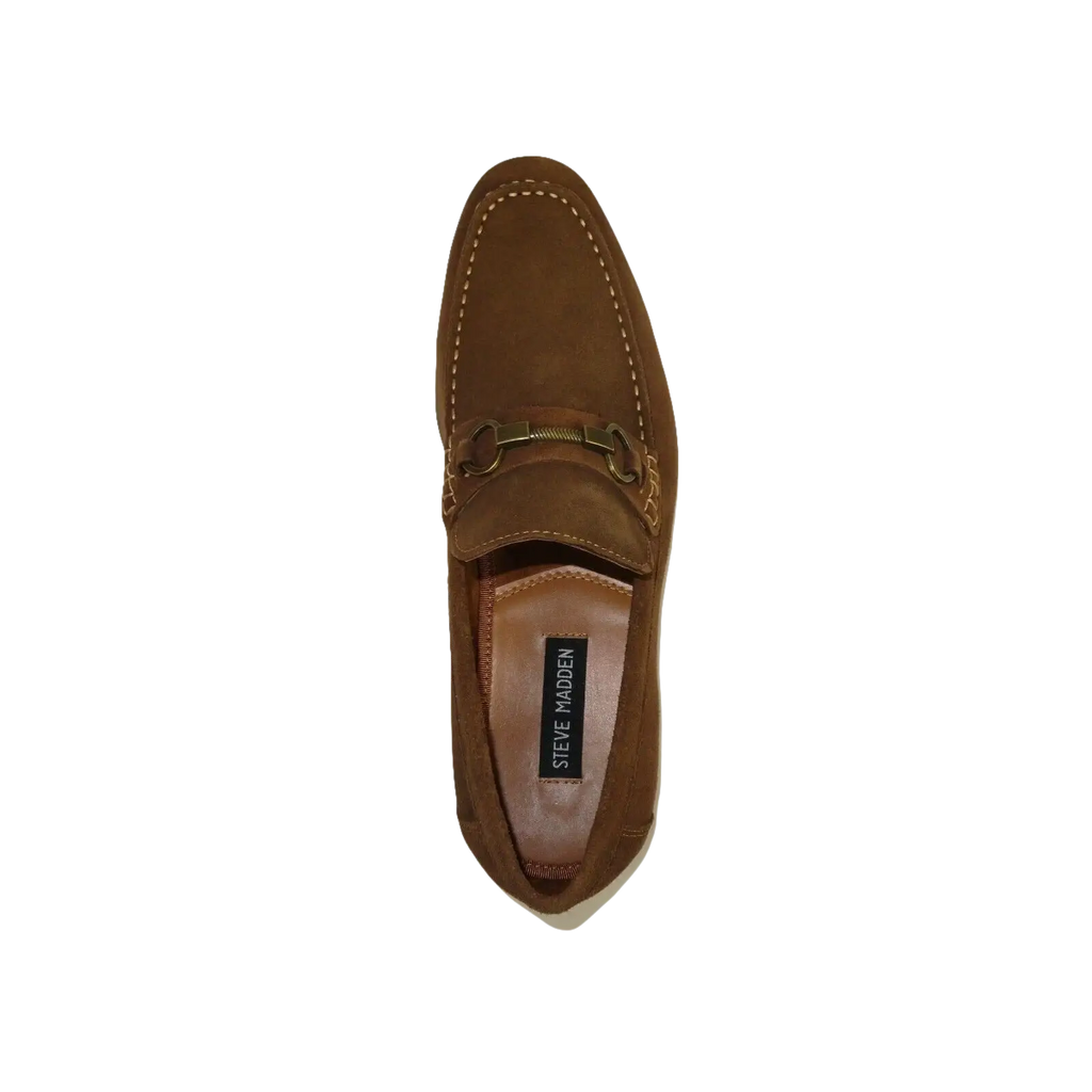 Men's Shoes Steve Madden Soft Suede Leather upper Slip on GADDIS Tobacco Tan - J.Valintin Men's Wear Legend - 100757