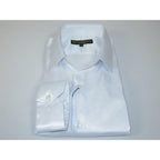 Men's Sports Shirt By Moderno Fancy Silky Satin Long Sleeves MJLS - 143 White - J.Valintin Men's Wear Legend - MJLS - 143 White - M