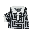 Men's Sports Shirt LCR MIZUMI Soft Cotton Blend Fashion Polo Style 11170 - A Black - J.Valintin Men's Wear Legend - 99632