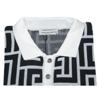 Men's Sports Shirt LCR MIZUMI Soft Cotton Blend Fashion Polo Style 11170 - A Black - J.Valintin Men's Wear Legend - 99632