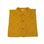Mens Stacy Adams Italian Style Knit Woven Shirt Short Sleeves 71010 Gold - J.Valintin Men's Wear Legend - 71010 - Gold - M