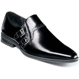 Men's Stacy Adams Kilgore Plain Toe Double Monk Strap Shoes Black 20206 - 001 - J.Valintin Men's Wear Legend - 20206 - 001_7