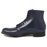 Mens Stacy Adams Madison High Top Boot Biscuit Navy Blue 00015 - 410 - J.Valintin Men's Wear Legend - 00015 - 410 - 7D