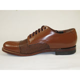 Men's Stacy Adams Madison Shoes Cap Toe Lace Up 00905 - 224 Oak Brown - J.Valintin Men's Wear Legend - 18317