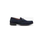 Men's Stacy Adams Palladian Moc Toe Slip On Shoes Navy Suede 25549 - 415 - J.Valintin Men's Wear Legend - 25549 - 415_7_M
