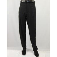 Mens Stacy Adams Pants Elastic waist band feature 51016 Black 42 Waist - J.Valintin Men's Wear Legend - 51016 - black - 42