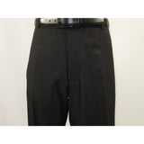 Mens Stacy Adams Pants Elastic waist band feature 51016 Black 42 Waist - J.Valintin Men's Wear Legend - 51016 - black - 42