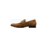 Men's Stacy Adams Quincy Moc Toe Bit Slip On Shoes Tan Suede 25602 - 244 - J.Valintin Men's Wear Legend - 25602 - 244_7