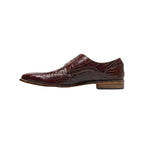 Men's Stacy Adams Shoes Crocodile Leather Print GABARDO 25681 - 221 Cognac - J.Valintin Men's Wear Legend - 25681 - 221 - 7M