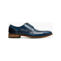 Men's Stacy Adams Shoes Crocodile Leather Print GABARDO 25681 - 400 Blue - J.Valintin Men's Wear Legend - 25681 - 400 - 7M