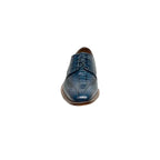 Men's Stacy Adams Shoes Crocodile Leather Print GABARDO 25681 - 400 Blue - J.Valintin Men's Wear Legend - 25681 - 400 - 7M
