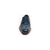 Men's Stacy Adams Shoes Crocodile Leather Print GABARDO 25681 - 400 Blue - J.Valintin Men's Wear Legend - 25681 - 400 - 7M