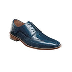 Men's Stacy Adams Shoes Crocodile Leather Print GABARDO 25681 - 400 Blue - J.Valintin Men's Wear Legend - 25681 - 400 - 7M