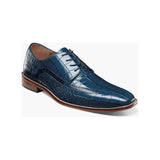 Men's Stacy Adams Shoes Crocodile Leather Print GABARDO 25681 - 400 Blue - J.Valintin Men's Wear Legend - 25681 - 400 - 7M