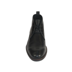 Men's Steve Madden Boot High Top Shoes Lace up Soft Leather Shaunn Black - J.Valintin Men's Wear Legend - 99668