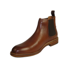 Men's Steve Madden Boot High Top Shoes Slip On Soft Leather Heritage Tan - J.Valintin Men's Wear Legend - 99677