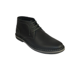 Men's Steve Madden Chuka Boot Soft Leather Lace up Harken Black - J.Valintin Men's Wear Legend - 99659