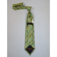 Mens Steven Land 100% Woven Silk Big Knot Tie and Hankie Set BW2426 - 06 Green - J.Valintin Men's Wear Legend - BW2426 - 06