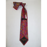 Mens Steven Land 100% Woven Silk Big Knot Tie and Hankie Set BW2430 - 18 Multi - J.Valintin Men's Wear Legend - BW2430 - 18