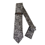 Mens Steven Land 100% Woven Silk Big Knot Tie and Hankie Set BW2436 - 01 Black - J.Valintin Men's Wear Legend - BW2436 - 01