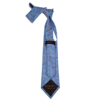 Mens Steven Land 100% Woven Silk Big Knot Tie and Hankie Set BW2436 - 16 - J.Valintin Men's Wear Legend - BW2436 - 16