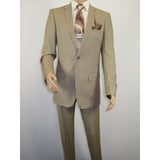 Men's Suit by Giorgio Cosani Textured Wool/Cashmere Blend 901 - 14 Beige 40 Long - J.Valintin Men's Wear Legend - 30114