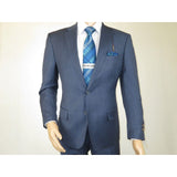 Men's Suit by Giorgio Cosani Textured Wool/Cashmere Blend 901 - 19 Blue 52 Long - J.Valintin Men's Wear Legend - 29367