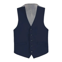 Men's Suit Separate Vest V - neck Adjustable Strap 5Button 2Pockets 201 - 19 Navy - J.Valintin Men's Wear Legend - 201 - 19 - Navy Vest - 36