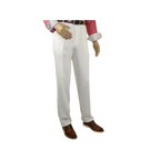 Men's Summer Linen Suit Apollo King Half Lined 2 Button Modern Fit SLN8 White - J.Valintin Men's Wear Legend - 7818