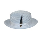 Men's Summer Spring Braid Straw style Hat by BRUNO CAPELO JULIAN JU901 White - J.Valintin Men's Wear Legend - 100393
