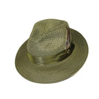 Men's Summer Spring Braid Straw style Hat by BRUNO CAPELO JULIAN JU908 Olive - J.Valintin Men's Wear Legend - Ju908 - Olive - S