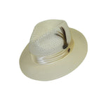 Men's Summer Spring Braid Straw style Hat by BRUNO CAPELO JULIAN JU923 Ivory - J.Valintin Men's Wear Legend - 100429