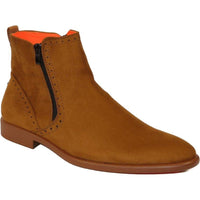 Men's TAYNO Chelsea Chukka Soft Micro Suede Zip up Boot Coupe S Camel - J.Valintin Men's Wear Legend - Coupe S - Camel - 9