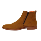 Men's TAYNO Chelsea Chukka Soft Micro Suede Zip up Boot Coupe S Camel - J.Valintin Men's Wear Legend - Coupe S - Camel - 9
