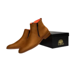 Men's TAYNO Chelsea Chukka Soft Micro Suede Zip up Boot Coupe S Camel - J.Valintin Men's Wear Legend - Coupe S - Camel - 9