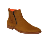 Men's TAYNO Chelsea Chukka Soft Micro Suede Zip up Boot Coupe S Camel - J.Valintin Men's Wear Legend - Coupe S - Camel - 9