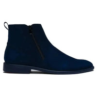 Men's TAYNO Chelsea Chukka Soft Micro Suede Zip up Boot Coupe S Navy - J.Valintin Men's Wear Legend - Coupe S - Navy - 9