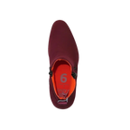 Men's TAYNO Chelsea Chukka Soft Micro Suede Zip up Boot Coupe S Wine - J.Valintin Men's Wear Legend - Coupe S - Wine - 9