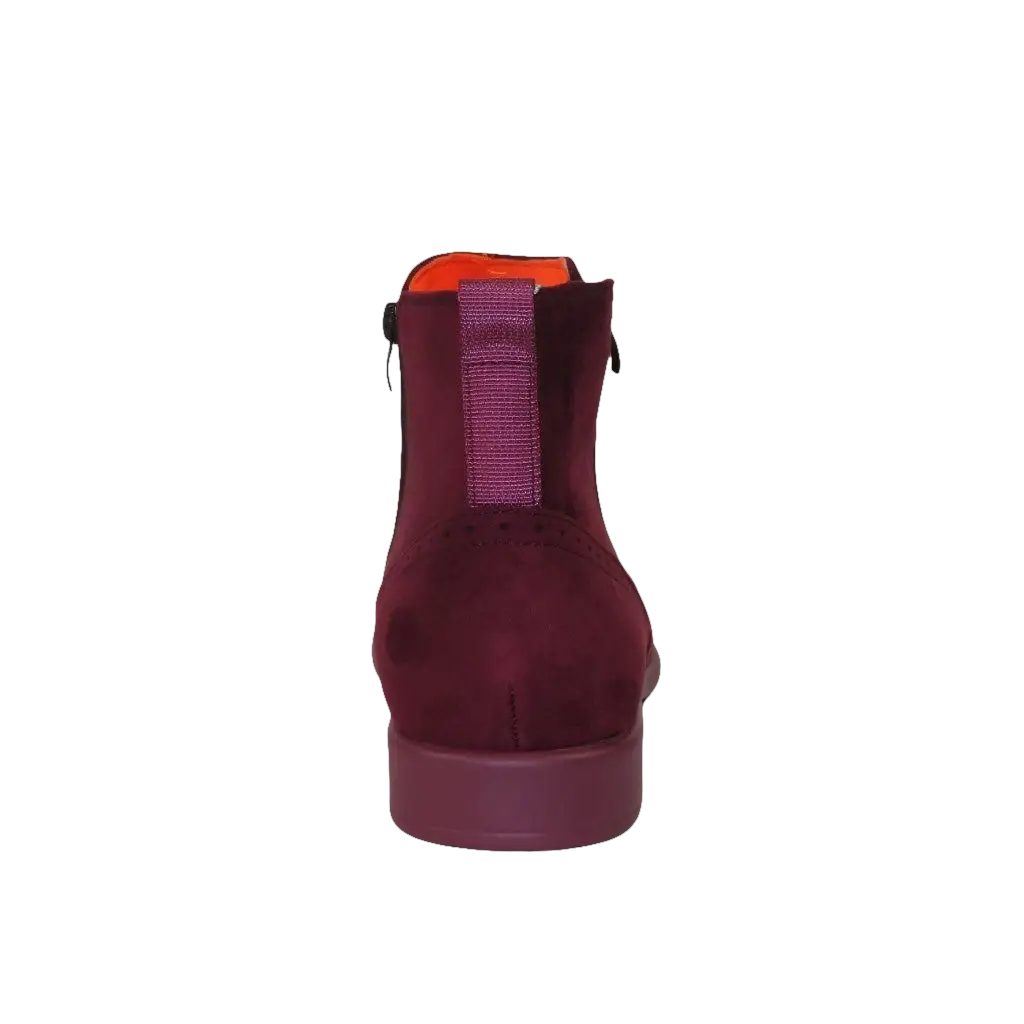 Men's TAYNO Chelsea Chukka Soft Micro Suede Zip up Boot Coupe S Wine - J.Valintin Men's Wear Legend - Coupe S - Wine - 9