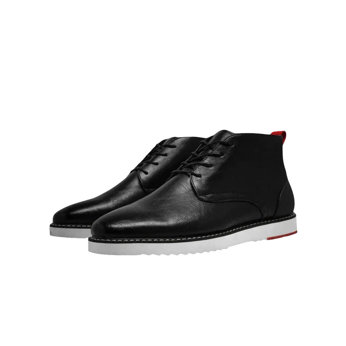 Mens Tayno Desert Chukka Boot Soft Leather Comfortable Cushion Sonoran Black - J.Valintin Men's Wear Legend - 99549