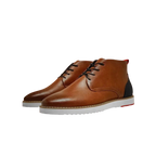 Mens Tayno Desert Chukka Boot Soft Leather Comfortable Cushion Sonoran Cognac - J.Valintin Men's Wear Legend - 99543
