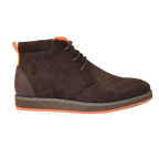 Mens Tayno Modern Chukka Boot Micro Suede Soft Comfortable Cushion Troupe Brown - J.Valintin Men's Wear Legend - 99513