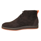 Mens Tayno Modern Chukka Boot Micro Suede Soft Comfortable Cushion Troupe Brown - J.Valintin Men's Wear Legend - 99513