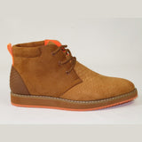 Mens Tayno Modern Chukka Boot Micro Suede Soft Comfortable Cushion Troupe Camel - J.Valintin Men's Wear Legend - 99525