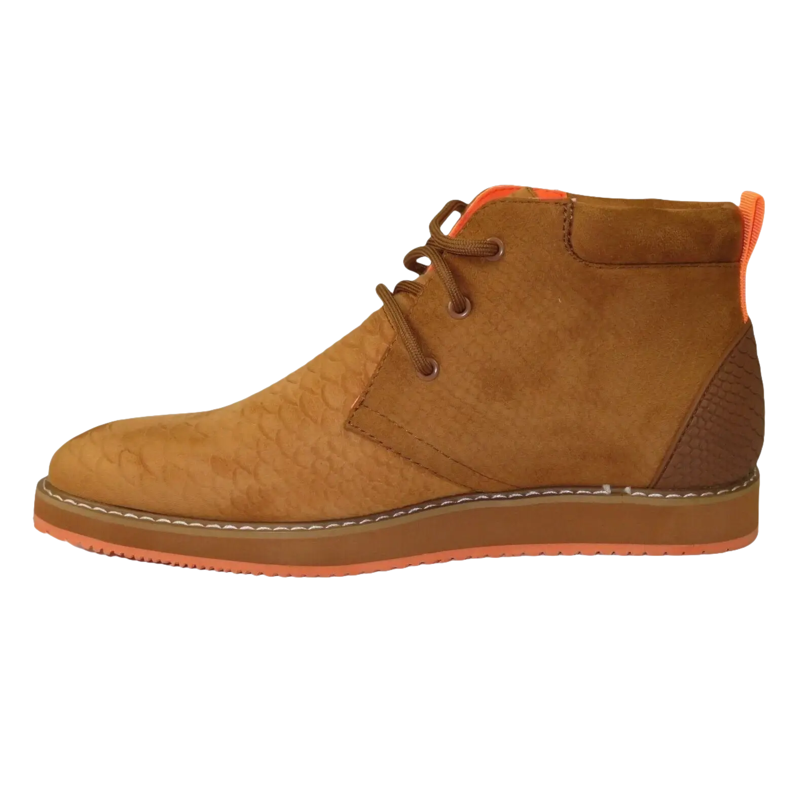 Mens Tayno Modern Chukka Boot Micro Suede Soft Comfortable Cushion Troupe Camel - J.Valintin Men's Wear Legend - 99525