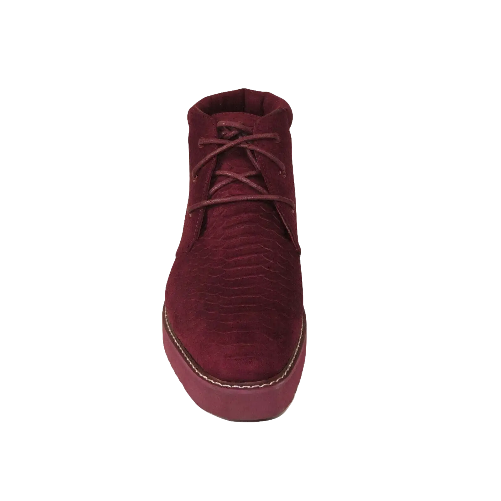 Mens Tayno Modern Chukka Boot Micro Suede Soft Comfortable Cushion Troupe Wine - J.Valintin Men's Wear Legend - 99532