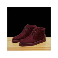 Mens Tayno Modern Chukka Boot Micro Suede Soft Comfortable Cushion Troupe Wine - J.Valintin Men's Wear Legend - 99532